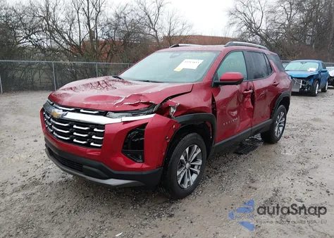 2025 Chevrolet Equinox Fwd Lt from USA, damaged, VIN 3GNAXHEG2SL163153